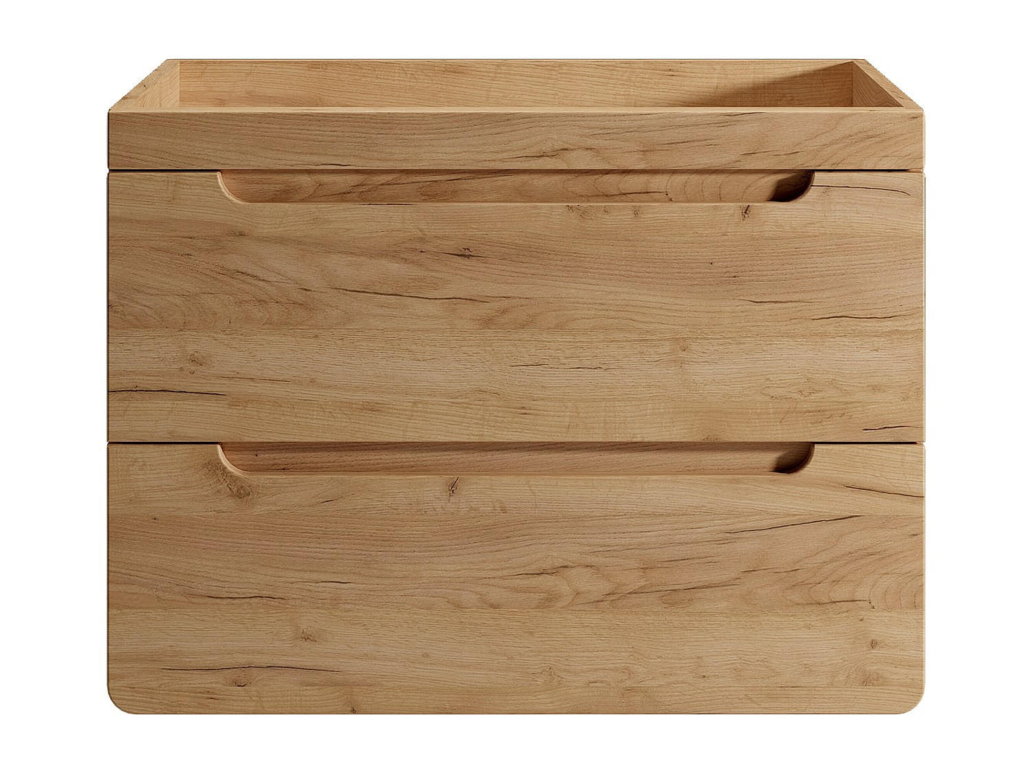 WASCHBECKENUNTERSCHRANK - 80 cm x 46 cm - Holz, Platte - Naturfarben Hell - ARUBA - Naturfarben, Holz (80/59/46cm) - Vente-Unique