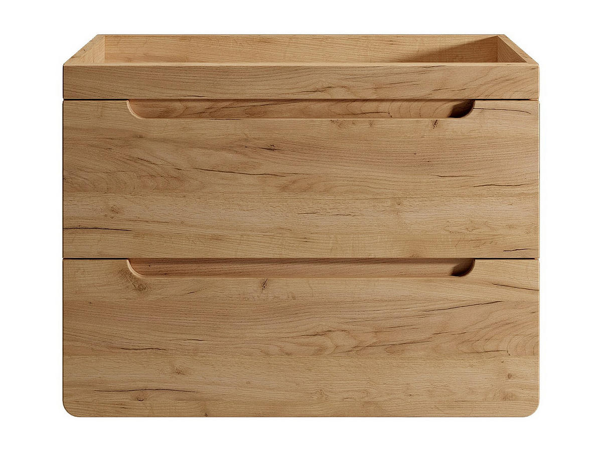 WASCHBECKENUNTERSCHRANK hängend - Holzfarben - 80 cm - ARUBA - Naturfarben, Holz (80/59/46cm) - Vente-Unique