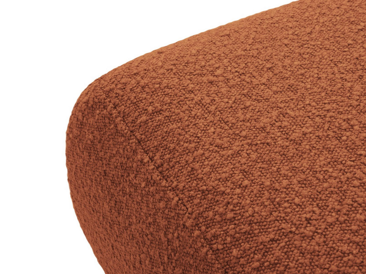 POUF Molino aus Boucle braun - Braun, Textil (75/36/75cm) - Micadoni