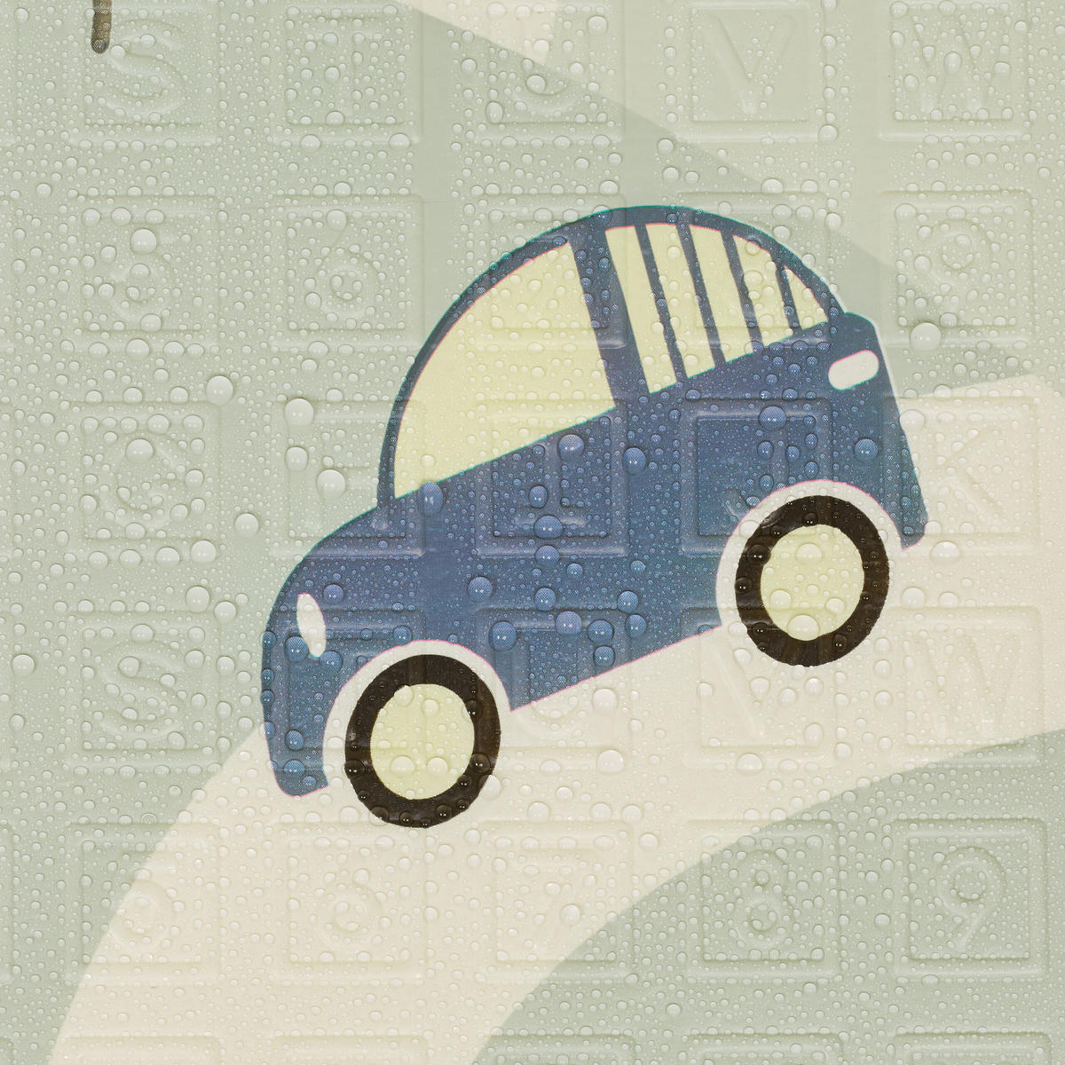 HRACIA podložka - viacfarebná, textil/plast (200/150cm) - Relaxdays