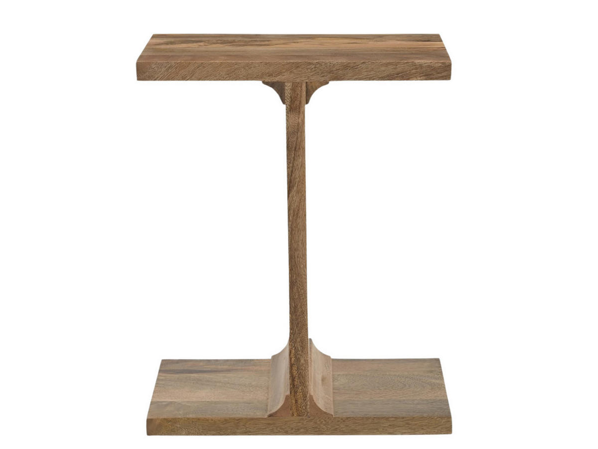 BEISTELLTISCH Ay Mangoholz Durchmesser 40 cm Natur - Naturfarben, Holz (40/40/60cm) - Villa Möbel