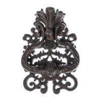 TÜRKLOPFER Gusseisen Ornament - Braun, Metall (14/20/3cm) - Homescapes