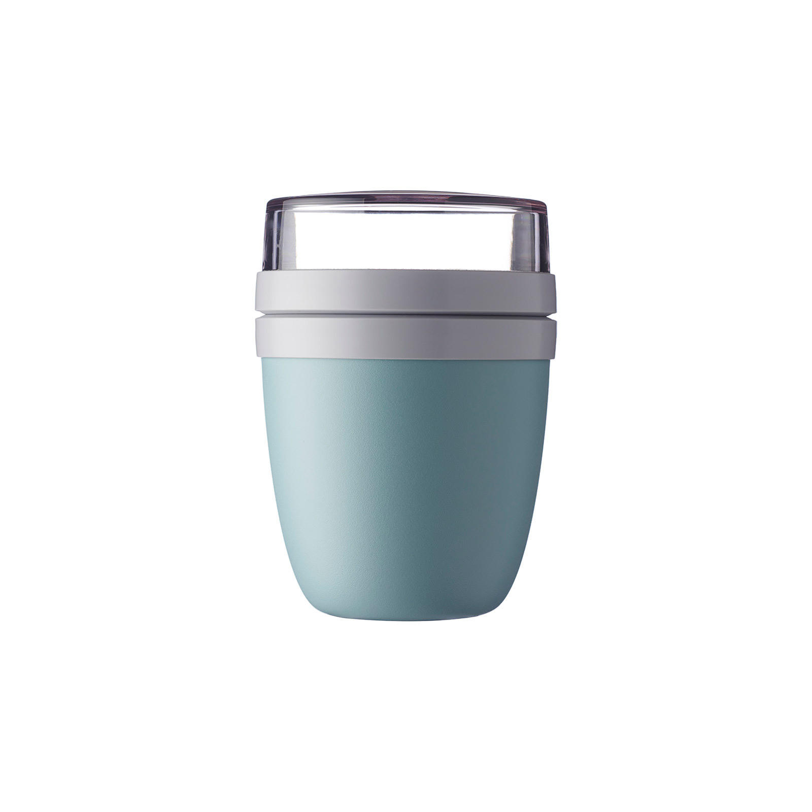 LUNCHPOT Ellipse türkis ø 10.7 cm 6er Set - Türkis, Kunststoff (10.7/15.1/10.7cm) - Mepal