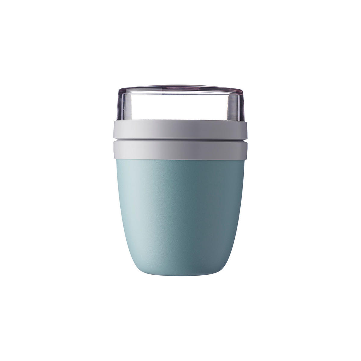 LUNCHPOT Ellipse türkis ø 10.7 cm 6er Set - Türkis, Kunststoff (10.7/15.1/10.7cm) - Mepal