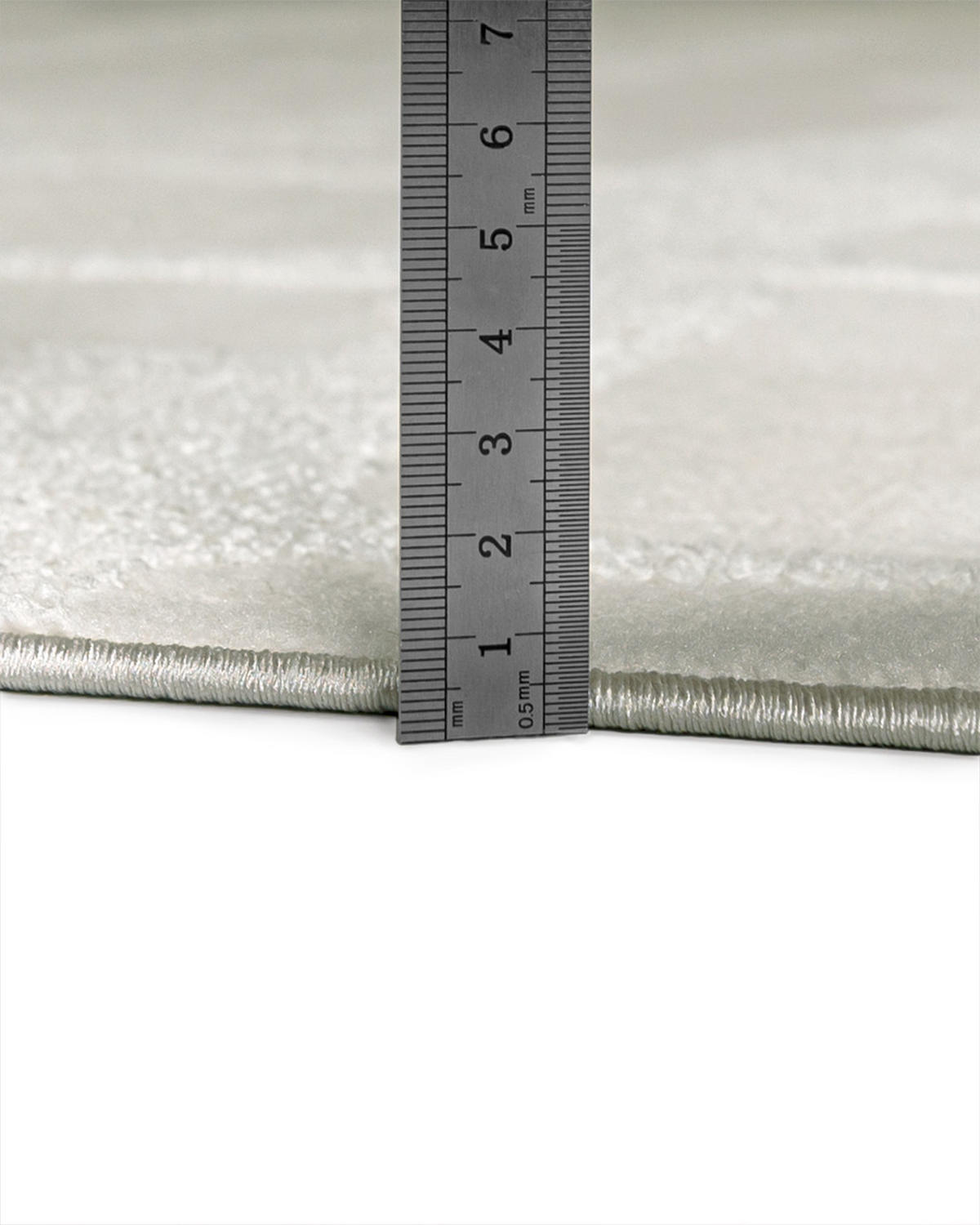 TEPPICH Mataro Selva Mazovia 160x230cm Creme Grau Abstrakt Kurzflor - Creme, Textil (160/230cm) - Mazovia