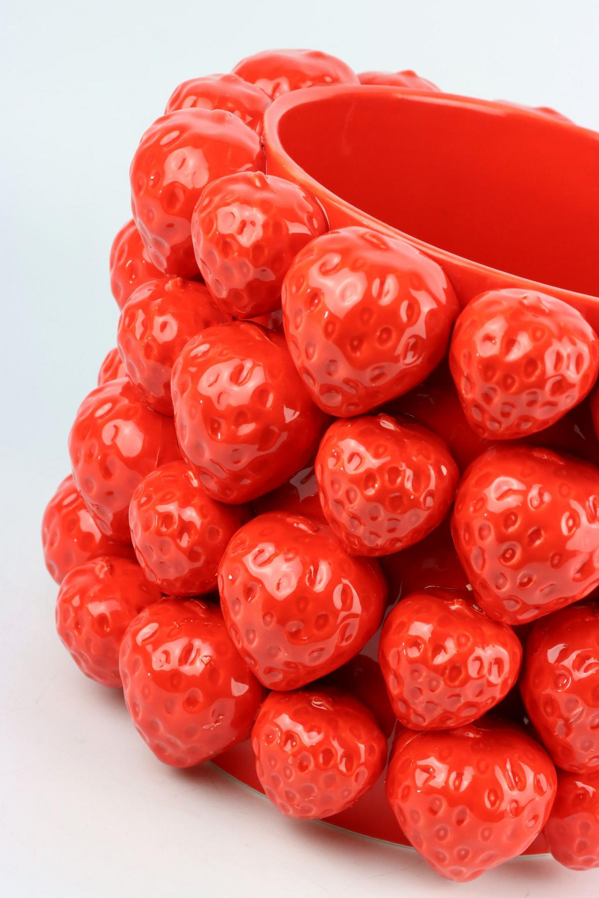 ÜBERTOPF Fragola ø24,5 cm - Rot, Keramik (24.5/18.5/24.5cm) - FURNARO