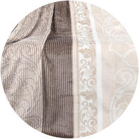 KUSCHELDECKE Flanell Soft 130x170 cm Beige Ornament - Beige, Textil (130/170cm)