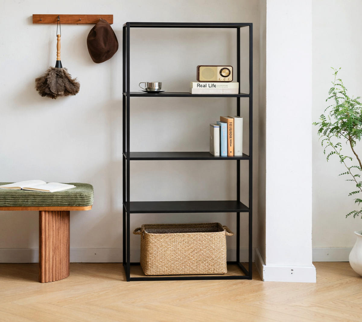 REGAL Schwarz - Schwarz, Metall (75/154/27cm) - Nordlys