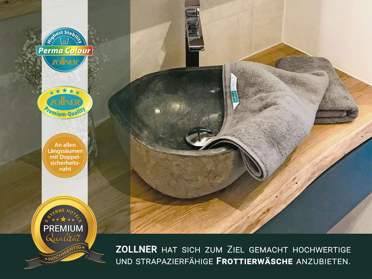 HANDTÜCHER, 6er-Set, 50x100 cm, 100% Baumwolle, Braun - Fango, Textil (50/100cm) - Zollner