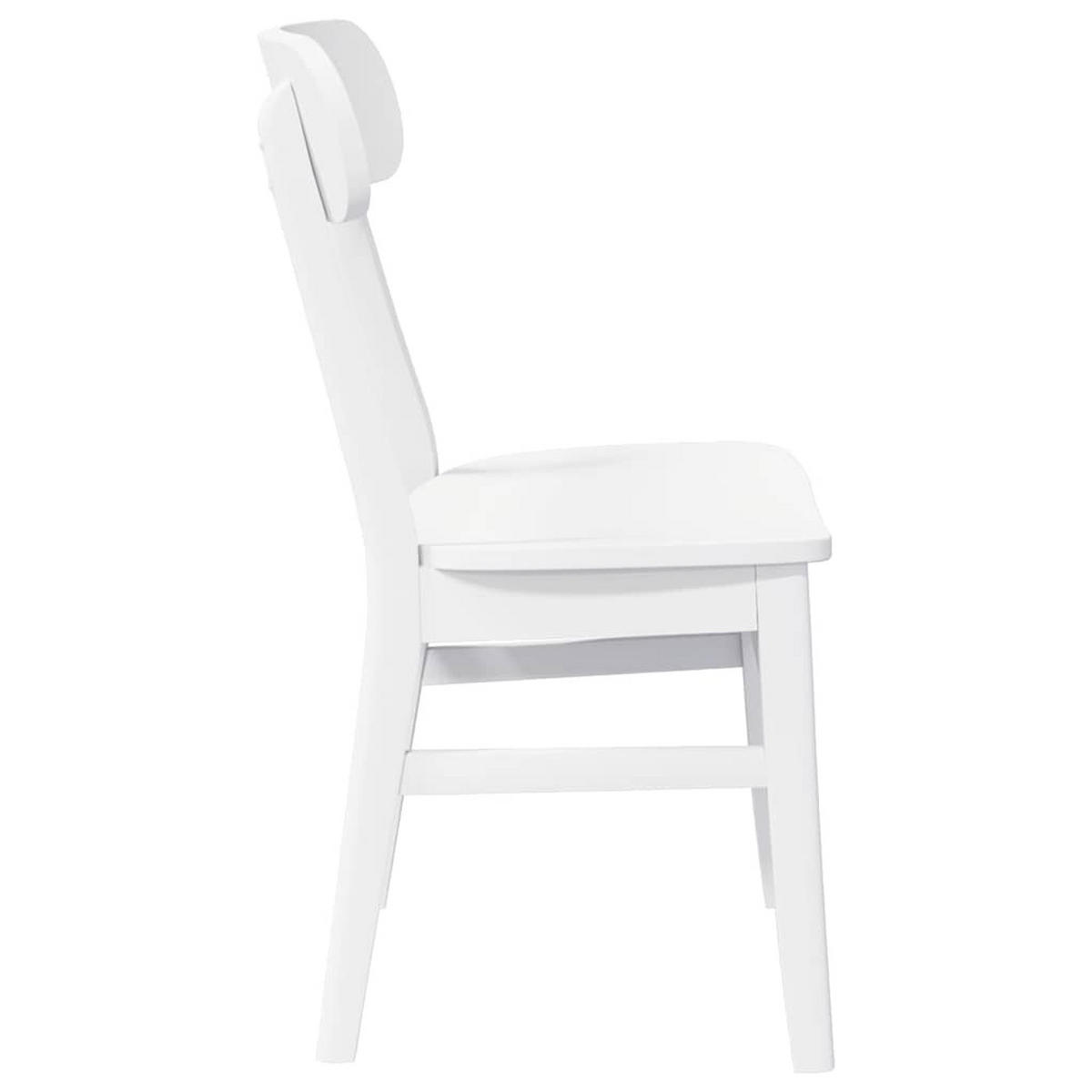 STUHL-SET 2 Stk Falkenhain 46/81.5/47 cm - Weiß, Holz (46/81.5/47cm) - ZMH
