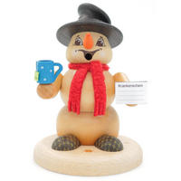 RAUCHFIGUR Scheemann Natur Kranker 13 cm - Multicolor, Holz (10/13/0.1cm)