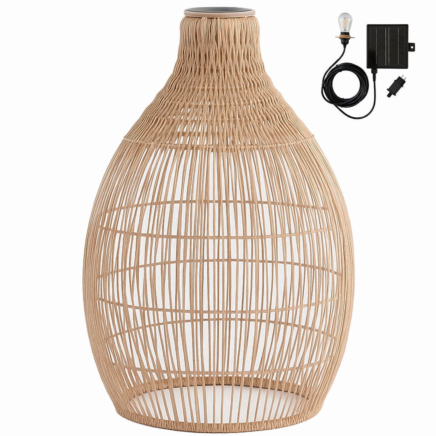 SOLARANHÄNGER HOLIDAY beige - Beige, Kunststoff (30/30/42cm) - Lumisky