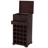 WEINREGAL 20 FLASCHEN SCHUBLADE Braun - Braun, Holz (46/94/38cm) - MCW