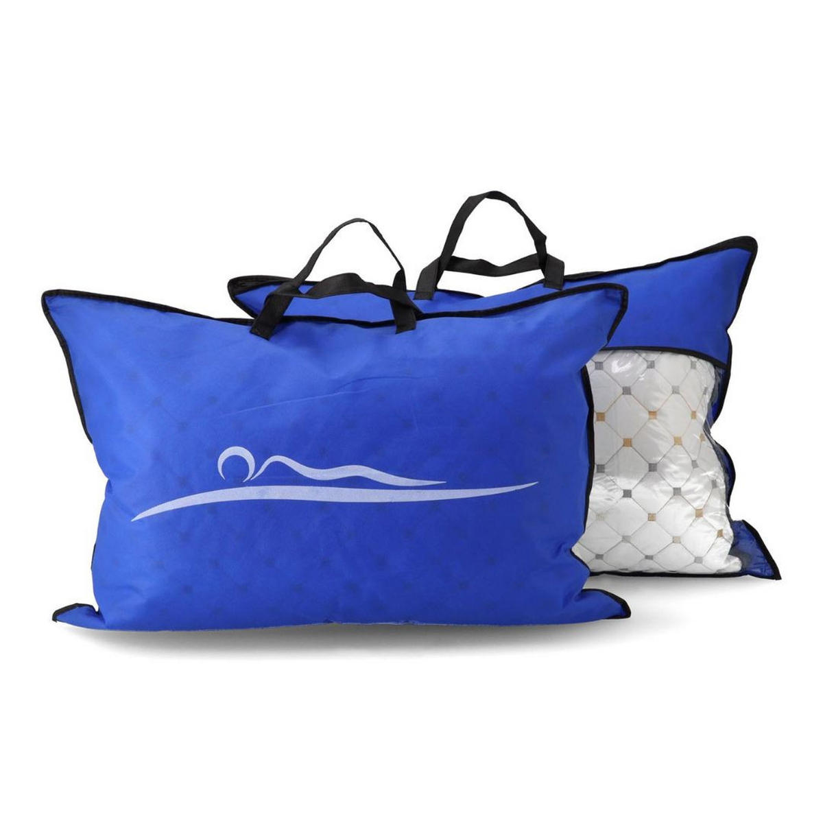 KOPFKISSEN 2er-Set 50x70 cm - Weiß, Textil (50/70cm) - KomfortKissen