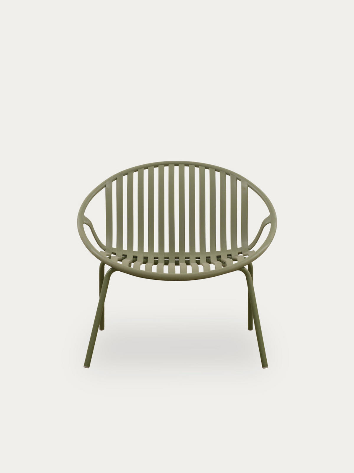 LOUNGESESSEL Barow Grün 79.5 cm x 72.5 cm - Grün, Kunststoff (79/72/71cm) - Kenay Home