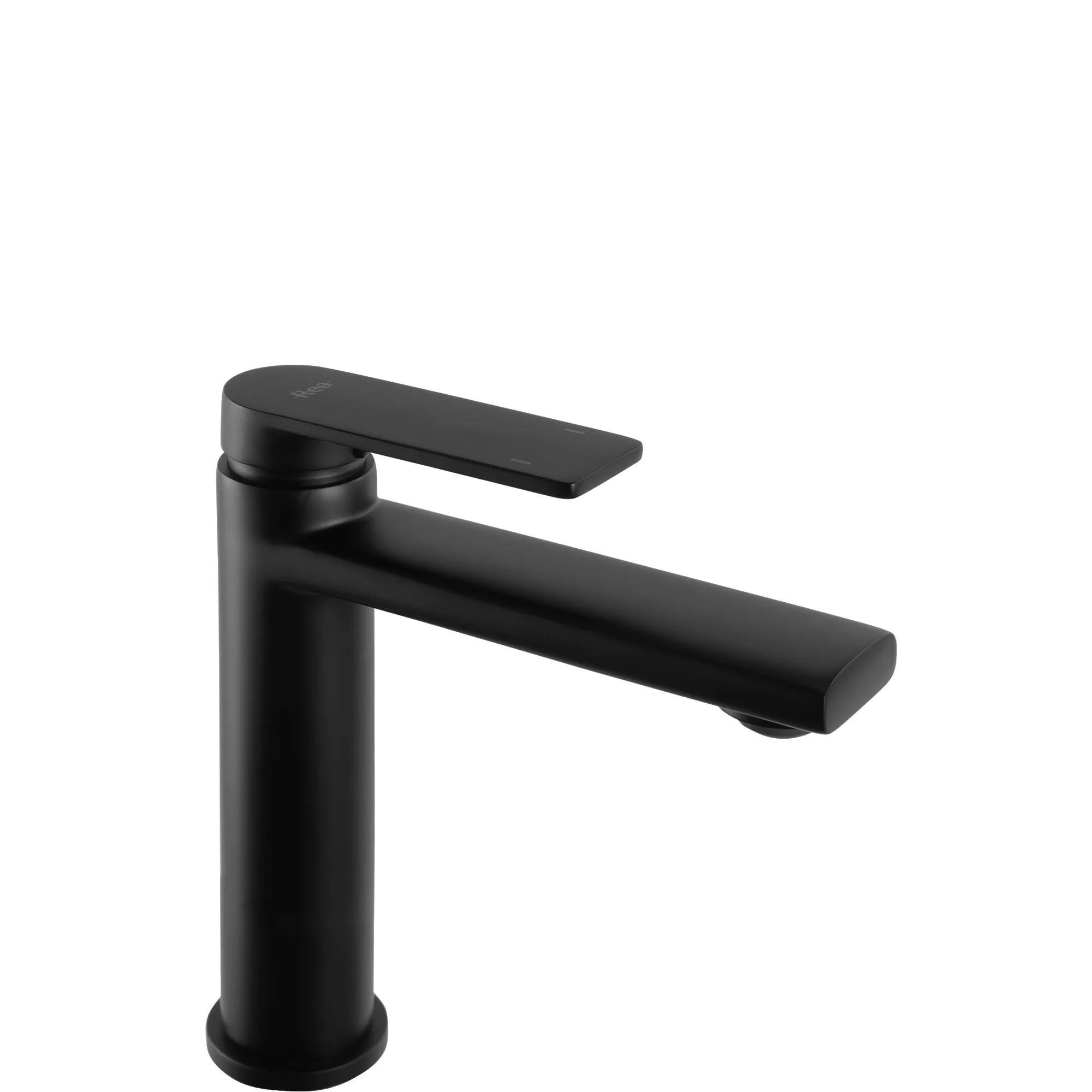 WASCHBECKENARMATUR Rea Verso Black Low - Schwarz, Metall (4.5/16.5/15.5cm) - REA