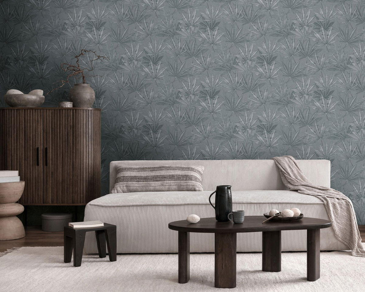 VLIESTAPETE Grau 53/1005 cm - Grau, Textil (53/1cm) - KUNSTLOFT