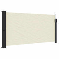 SEITENMARKISE Ausziehbar Creme 100x500 cm - Creme, Textil (500/100/500cm) - furnicato