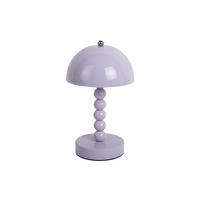 TISCHLAMPE Bubbles 15/15/27 cm - Lila, Metall (15/15/27cm) - Leitmotiv
