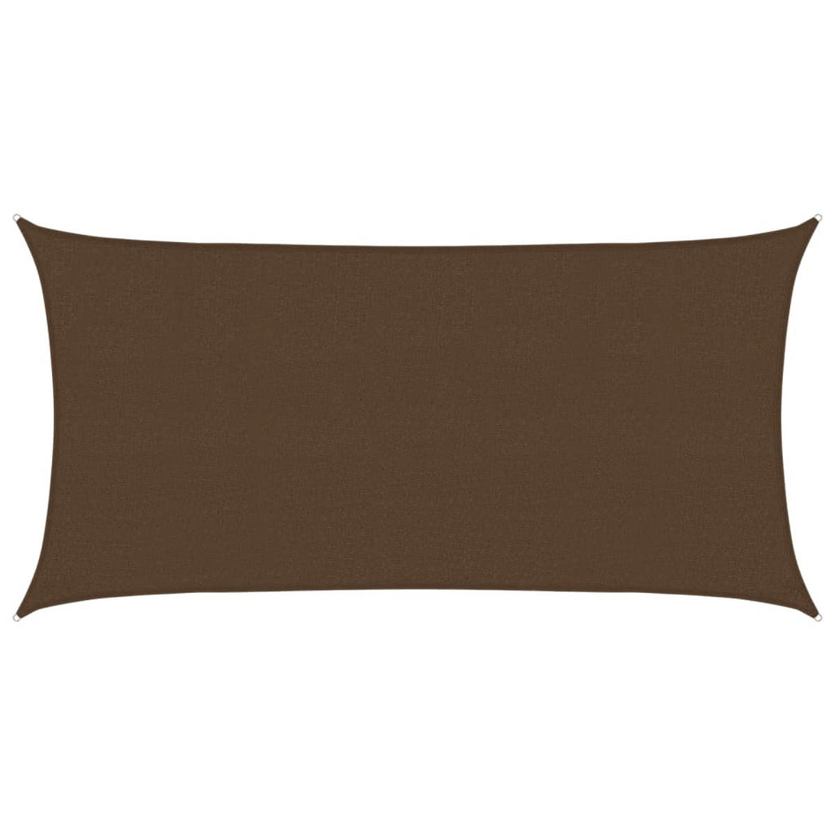 SONNENSEGEL 160 g/m² Braun 2,5x4,5 m HDPE - Braun, Textil (450/250cm) - furnicato