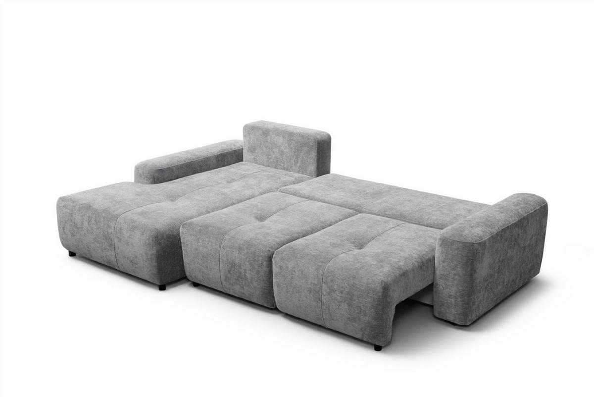 ECKSOFA Argos In Vibe - Grau, Holzwerkstoff/Textil (170/267cm) - Fun Möbel