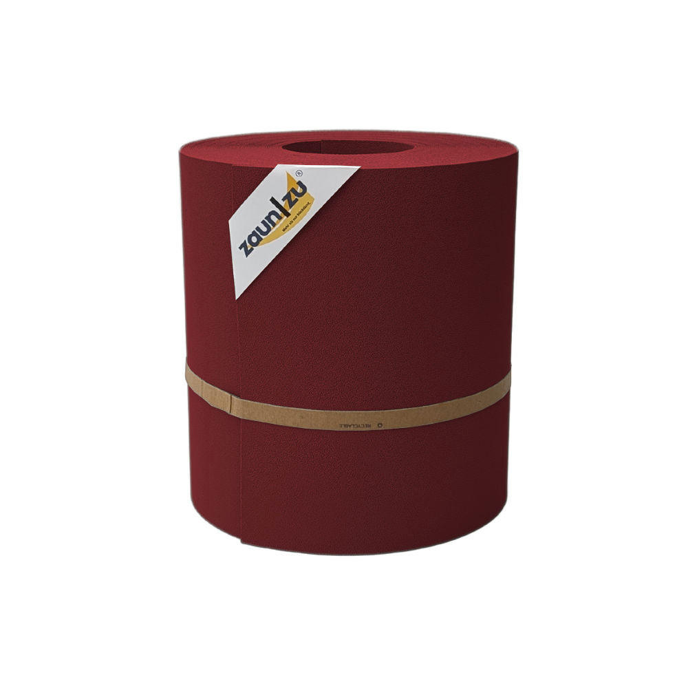 SICHTSCHUTZSTREIFEN Premium Maxi für Doppelstabmatten 24cm hoch Bordeauxrot 26m - Bordeaux, Kunststoff (2600/24cm) - ZAUN|ZU