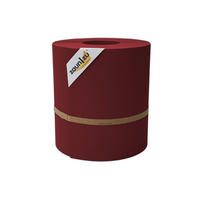 SICHTSCHUTZSTREIFEN Premium Maxi für Doppelstabmatten 24cm hoch Bordeauxrot 26m - Bordeaux, Kunststoff (2600/24cm) - ZAUN|ZU