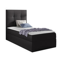 BOXBETT Mini 2, Seite zum Öffnen des Bettkastens: Links - Anthrazit, Holz (100/200cm) - MIRJAN24