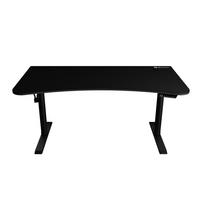 GAMINGTISCH Arena Moto 160/82/73-117 cm Höhenverstellbarer Schwarz - Schwarz, Metall (82/160/117cm) - Arozzi