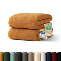 HANDTUCH 2er-Set, 2x Handtuch 50/100 cm, Braun - Braun, Textil (50/100cm) - Blumtal
