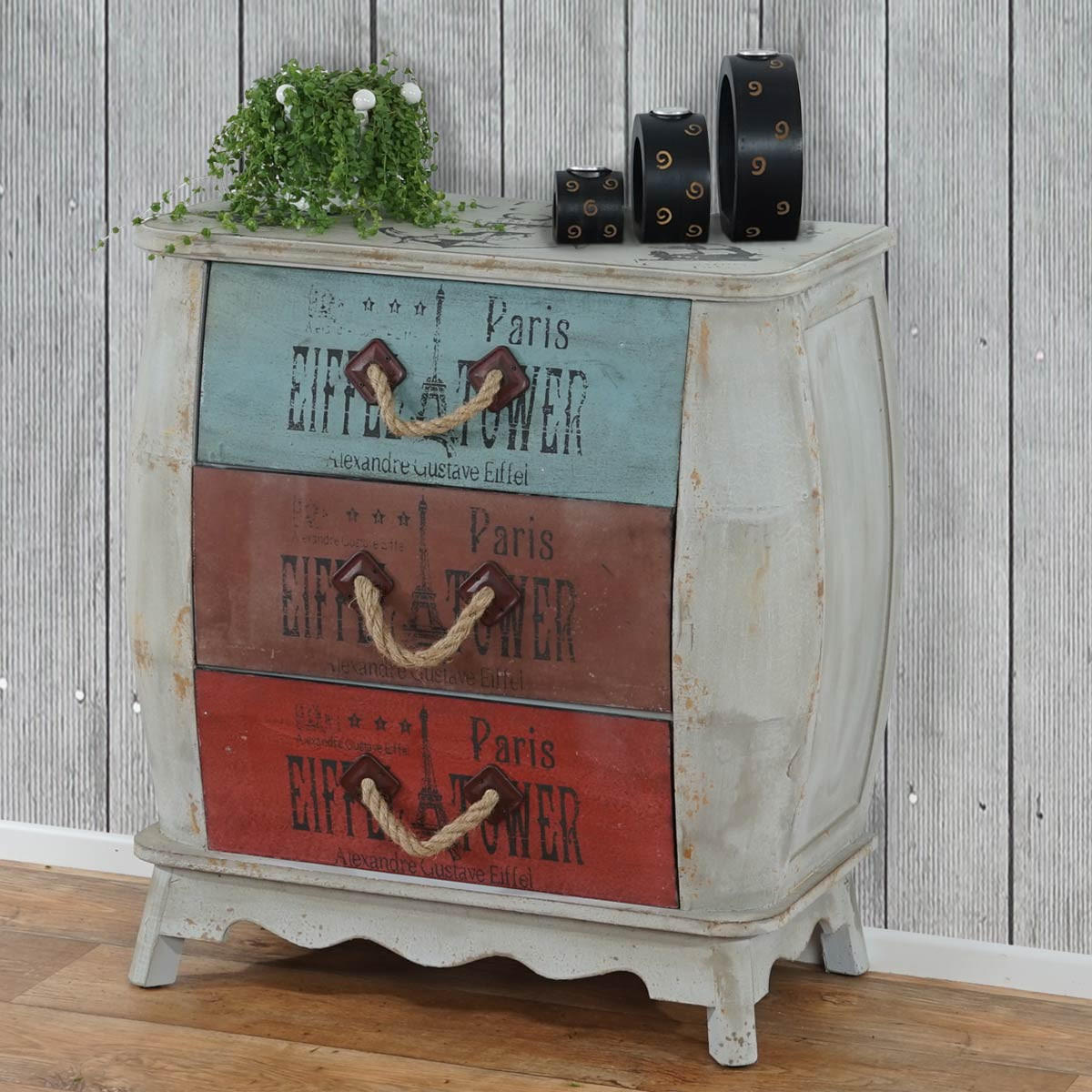 KOMMODE Mehrfarbig - Multicolor, Holz (70/74/36cm) - MCW