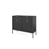 SIDEBOARD SCHWARZ - Schwarz, Holzwerkstoff (104/83/39cm) - FURNLUX