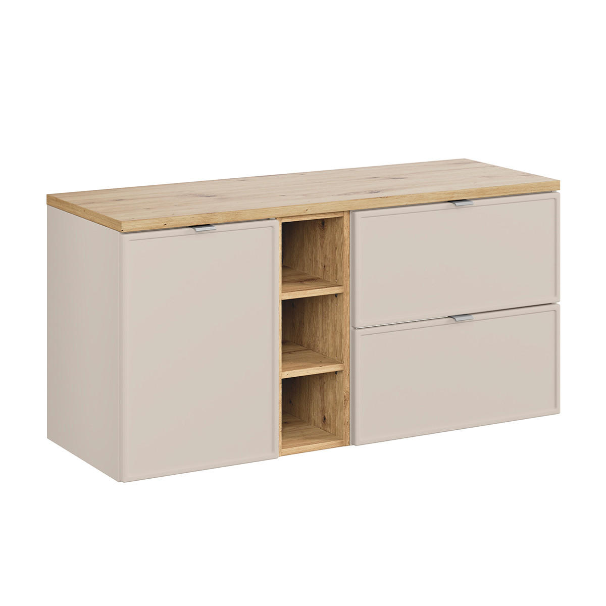 SKŘÍŇKA POD UMYVADLO 120.6cm Alba Kašmír - béžová, kompozitní dřevo (120.6/59/46cm) - Petits-meubles