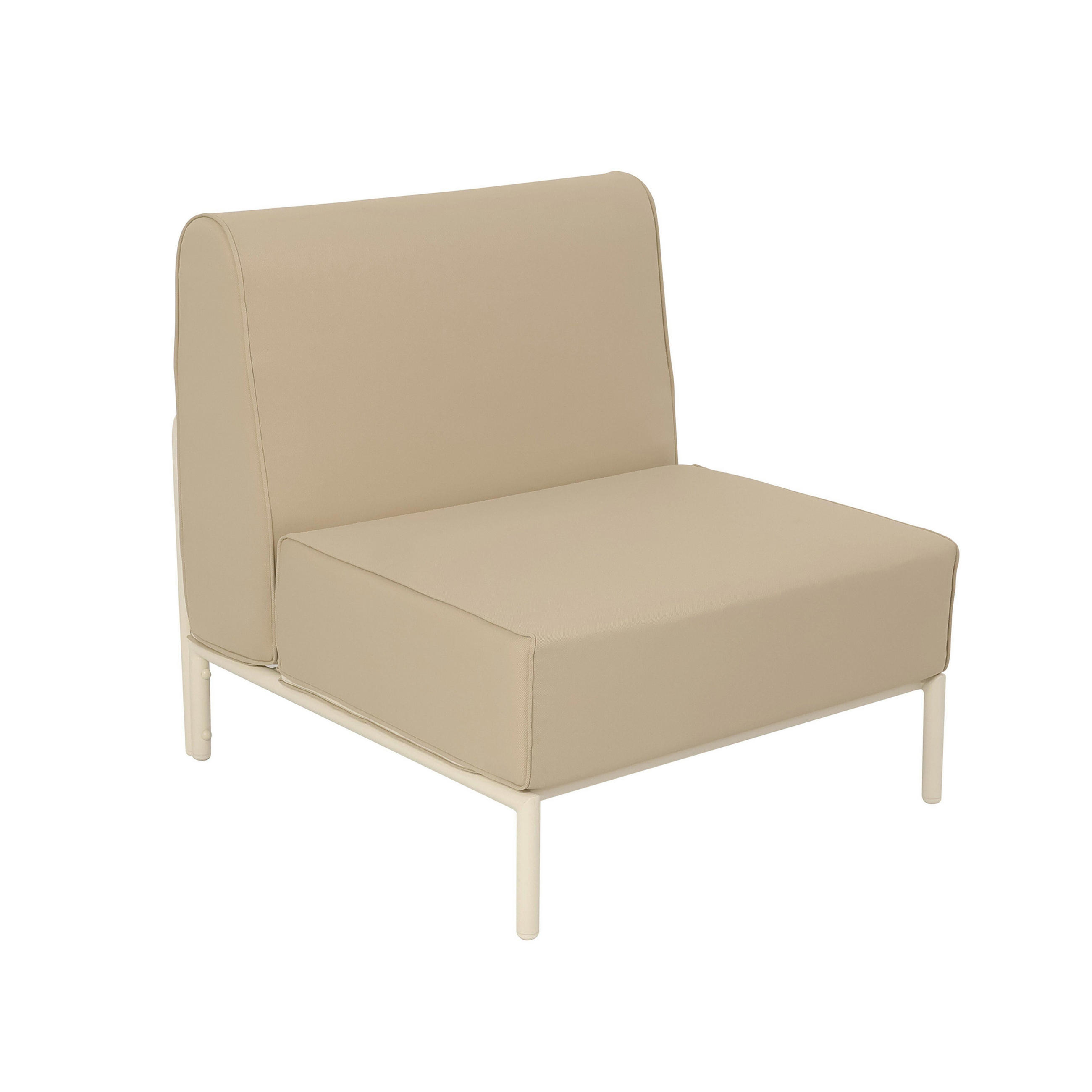 SESSEL, Beige - Beige, Textil (80/78/72cm) - Oviala