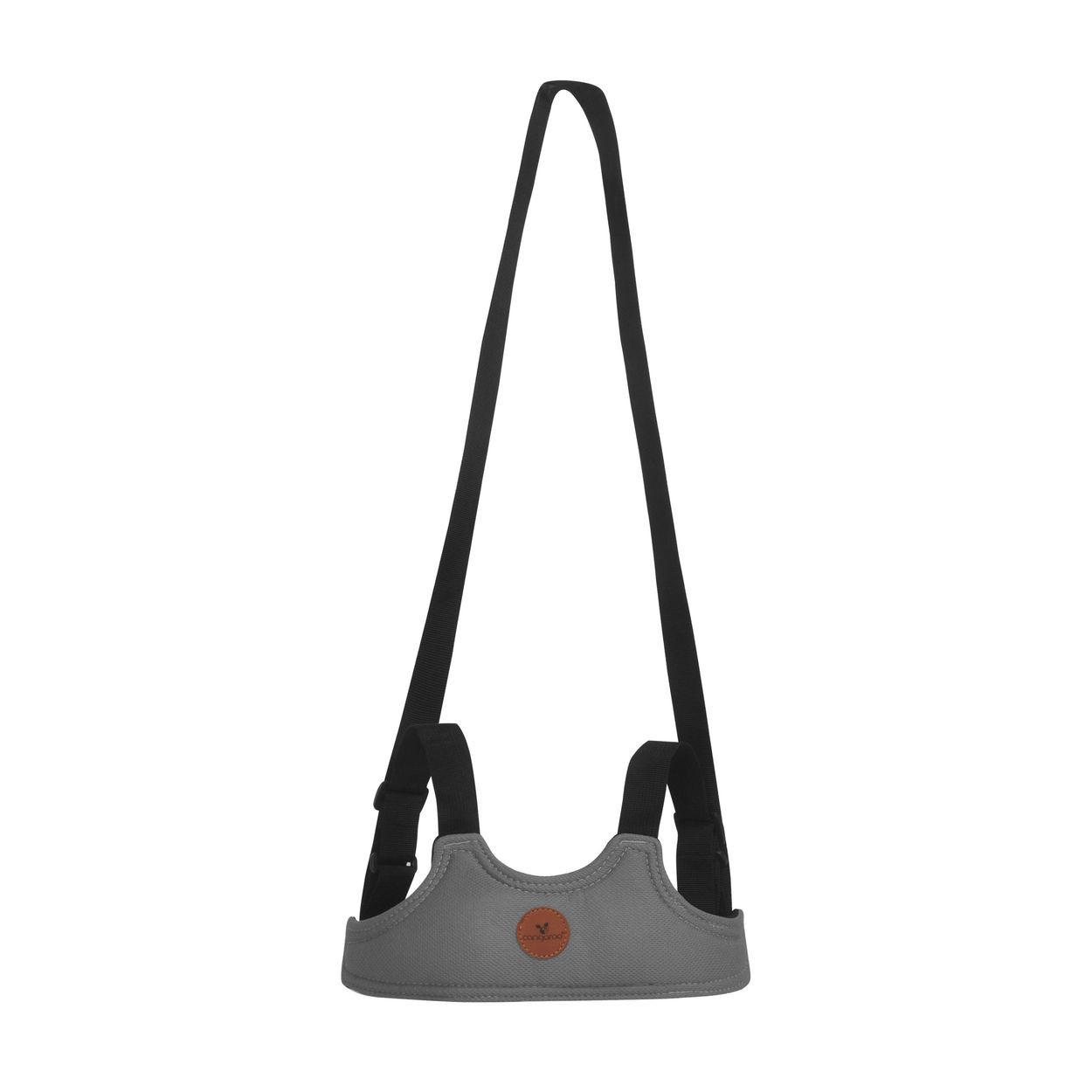 LAUFLERNHILFE Safety grau Riemen verstellbar Laufleine Sicherheitsgurt - Grau, Textil (10/60/24cm) - Cangaroo