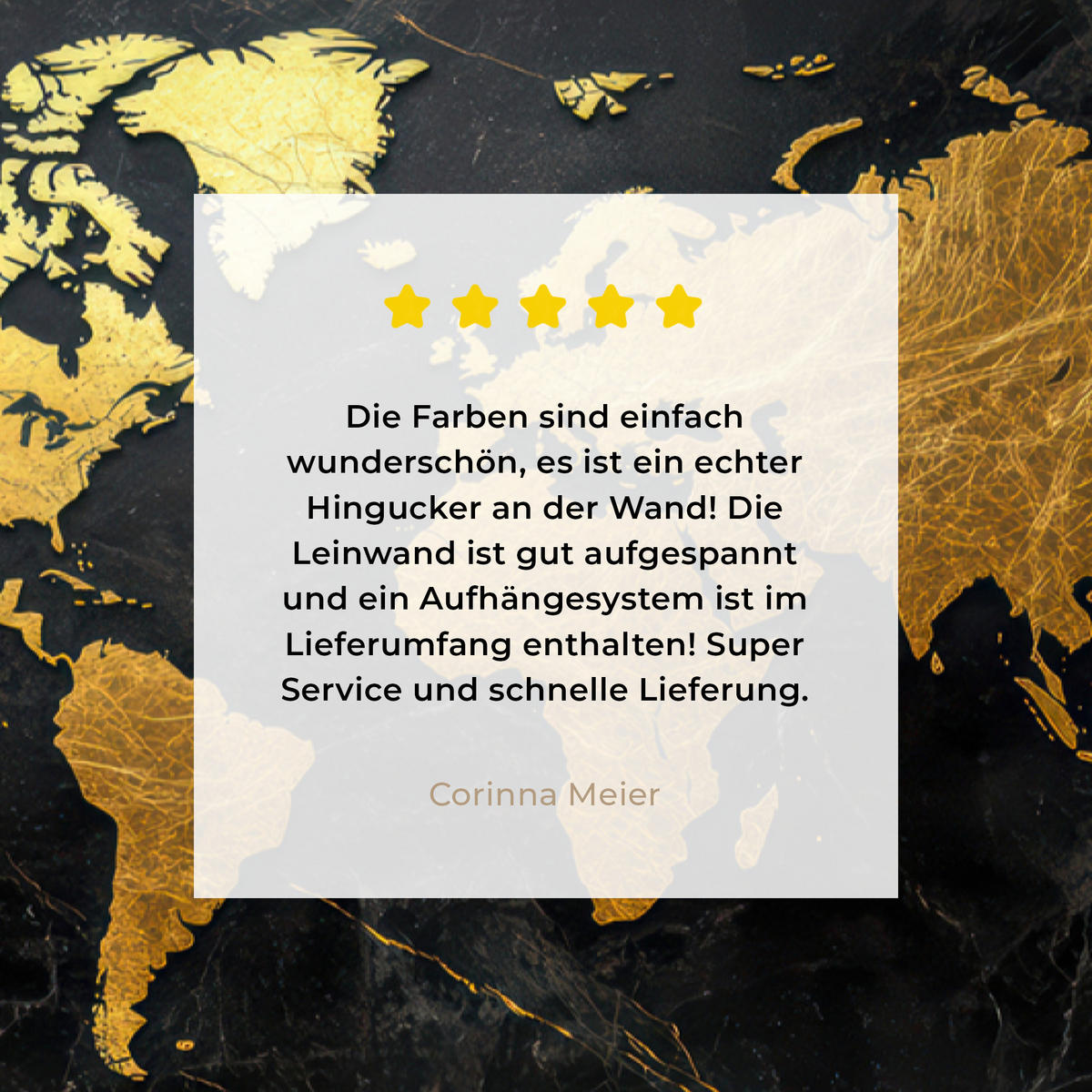 LEINWANDBILD Weltkarte - Gold - Marmor 20x30 cm - Goldfarben, Textil (20/30cm) - MuchoWow