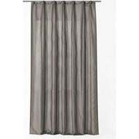 VORHANG Kräuselband 140/245 cm Taupe Wildseiden Optik - Taupe, Textil (140/245cm) - TiborTex