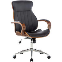 BÜROSTUHL Mellow, Kunstleder Walnuss/Braun - Braun, Textil/Metall (64/132/65cm) - TPFLiving