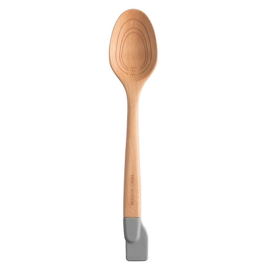 KOCHLÖFFEL mit Spatel 3-IN-1 - Buchefarben, Holz (34cm) - Mason Cash
