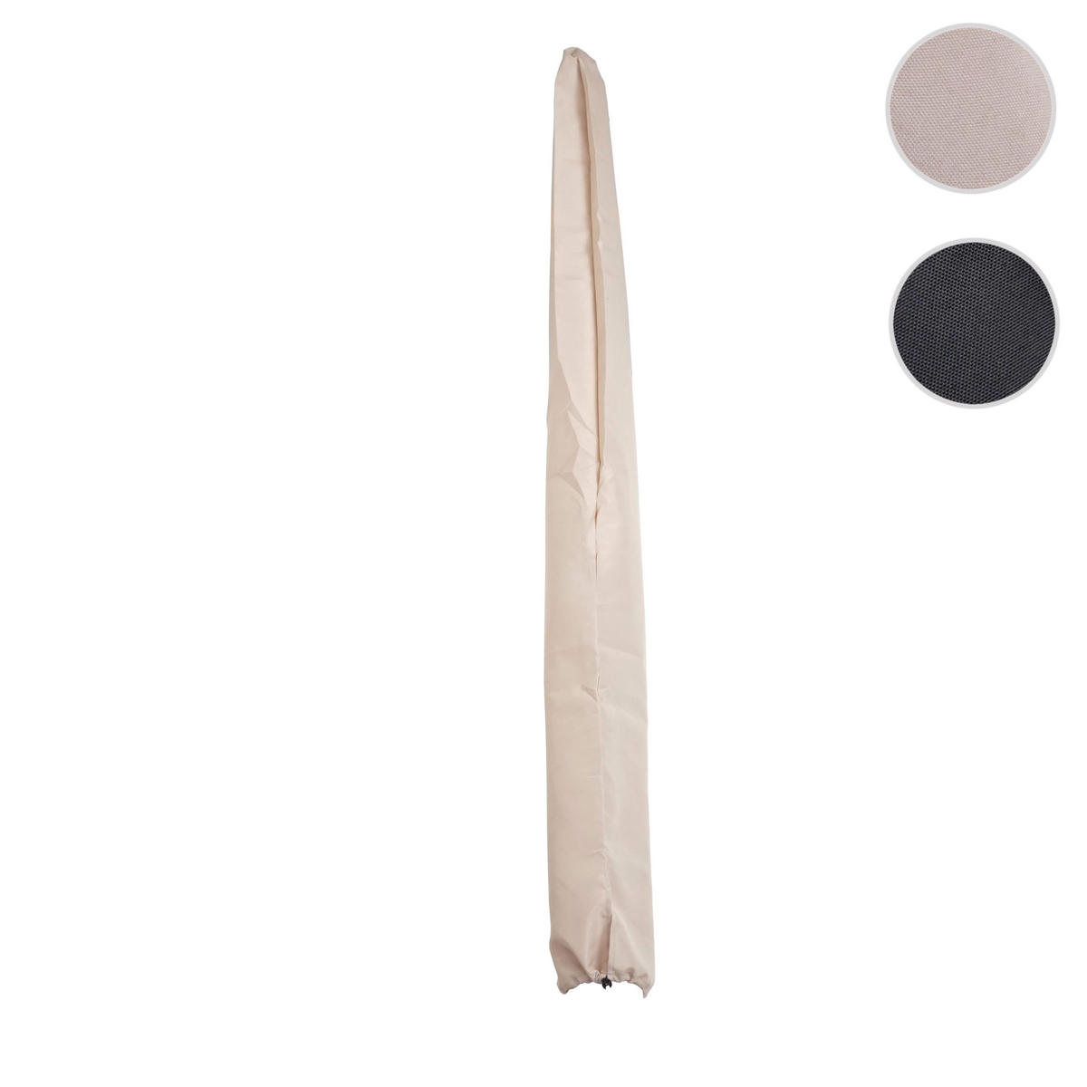 SCHUTZHÜLLE FÜR SONNENSCHIRM Cremeweiß - Weiß, Textil (31/185/31cm) - MCW