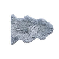FELL CALEBRE Silber - Silberfarben, Textil (60/95cm) - KAWOLA
