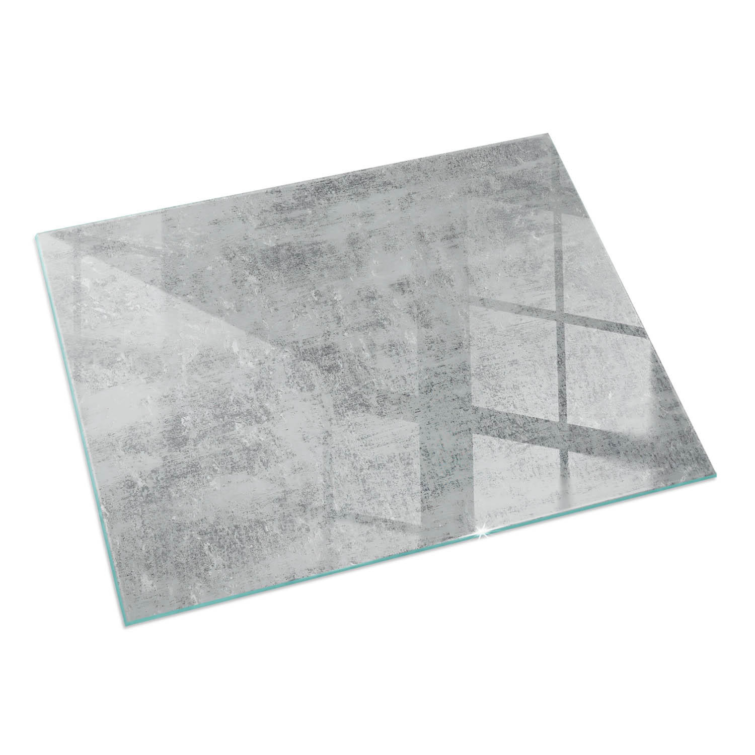ArtPrintCave Glasplatte Grau 60x40x0.4 cm