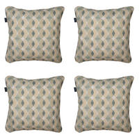DEKORATIONSKISSEN Rae - Grün - 50/50/10 cm - 4er-Set - Grün, Textil (50/50cm) - Madison