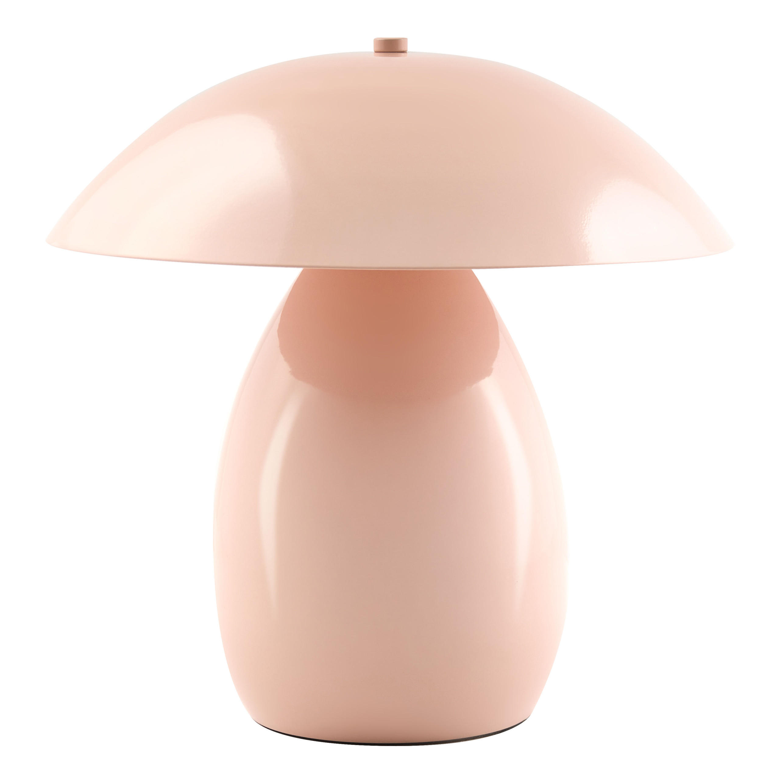 Beliani Tischlampe Pink 30x30x30 cm