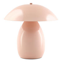 TISCHLAMPE Metall Pastellrosa Sigi - Pink, Metall (30/30/30cm) - Beliani