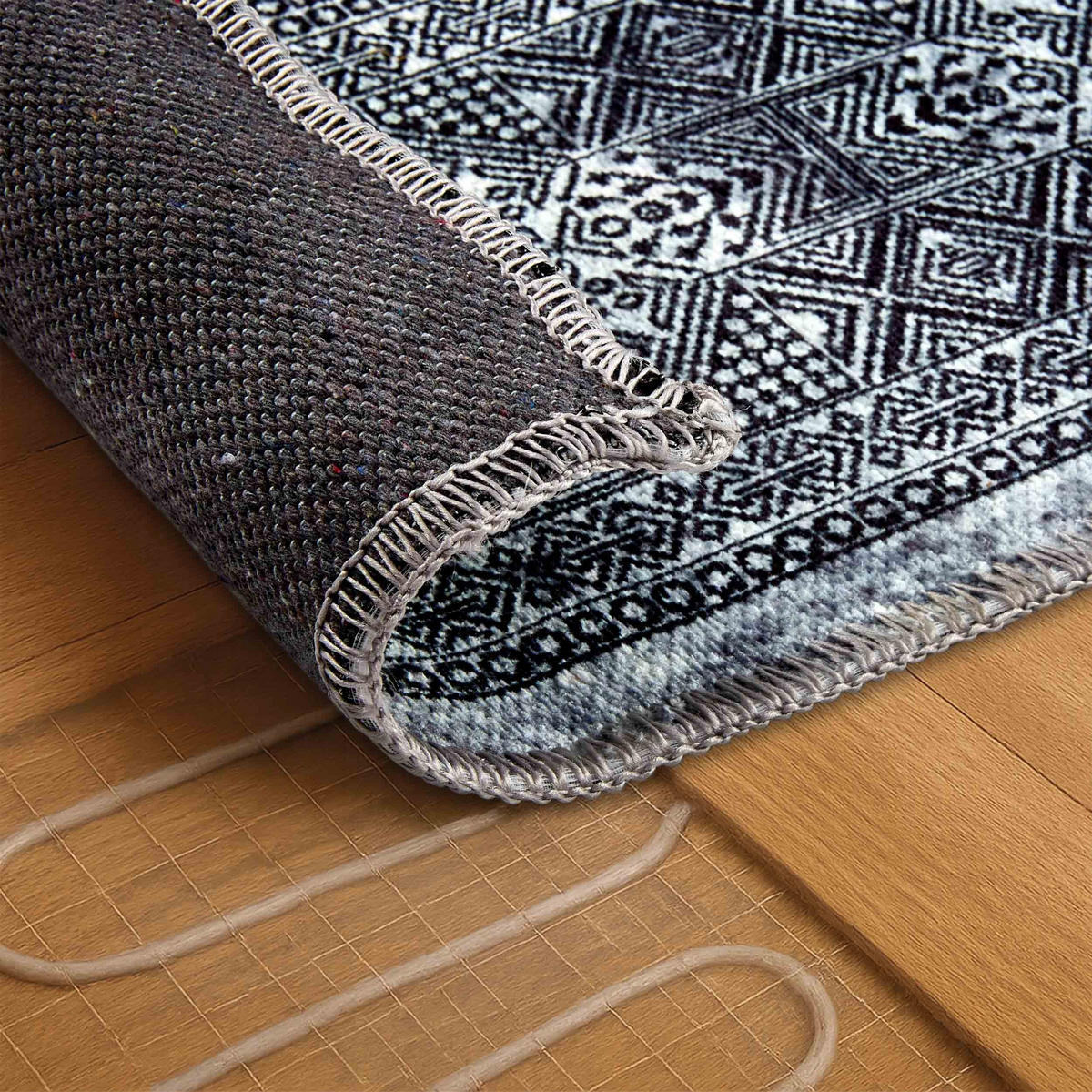 KURZFLORTEPPICH PIPER - Schwarz, Textil (120/180cm) - Astra