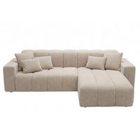 ECKSOFA Nork Beige Rechts - Beige, Holz/Textil (265/180cm) - Graingold