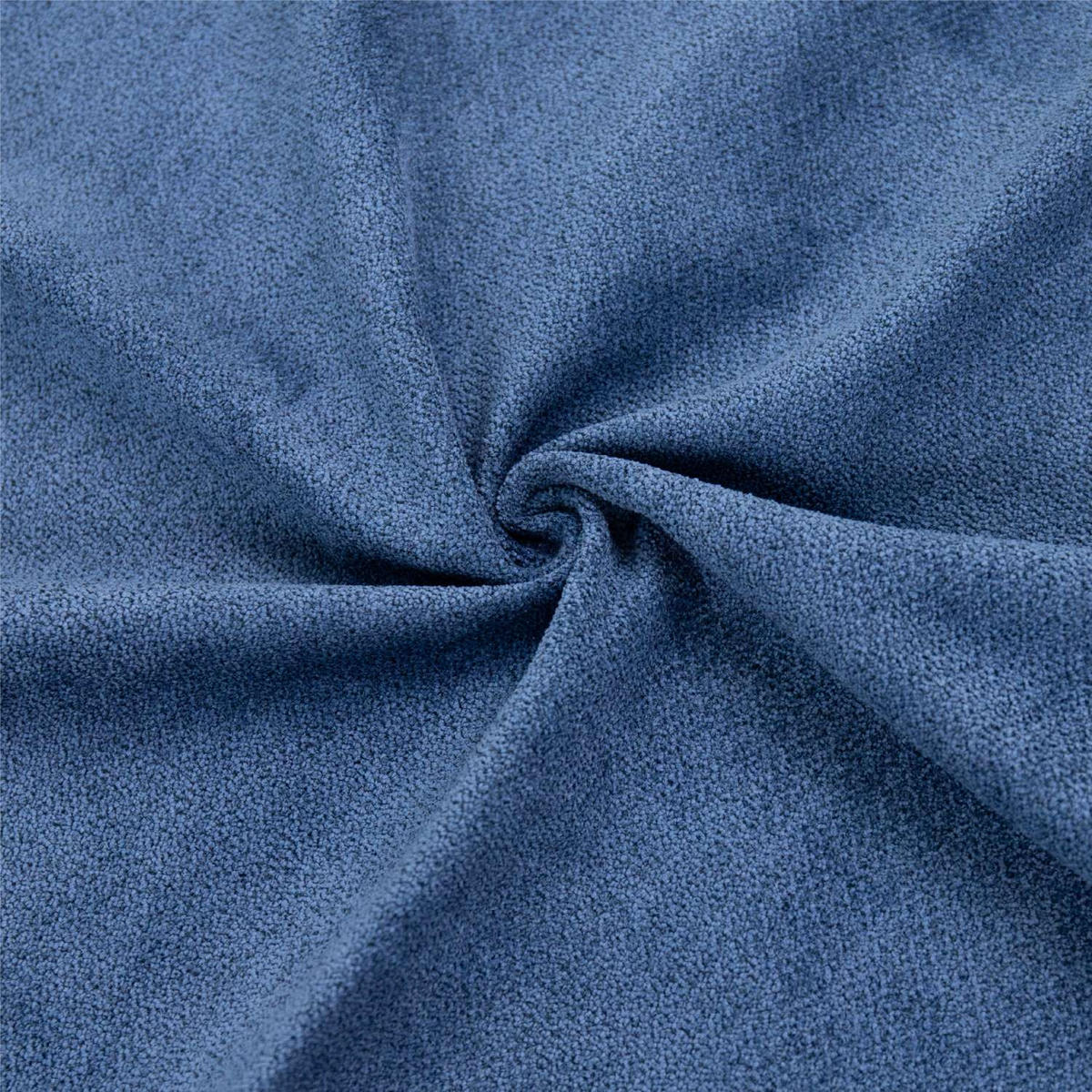 SOFA Modulares Sofa Kommaform Blau Rechte Armlehne - Blau, Textil (76/66/90cm) - Vercart