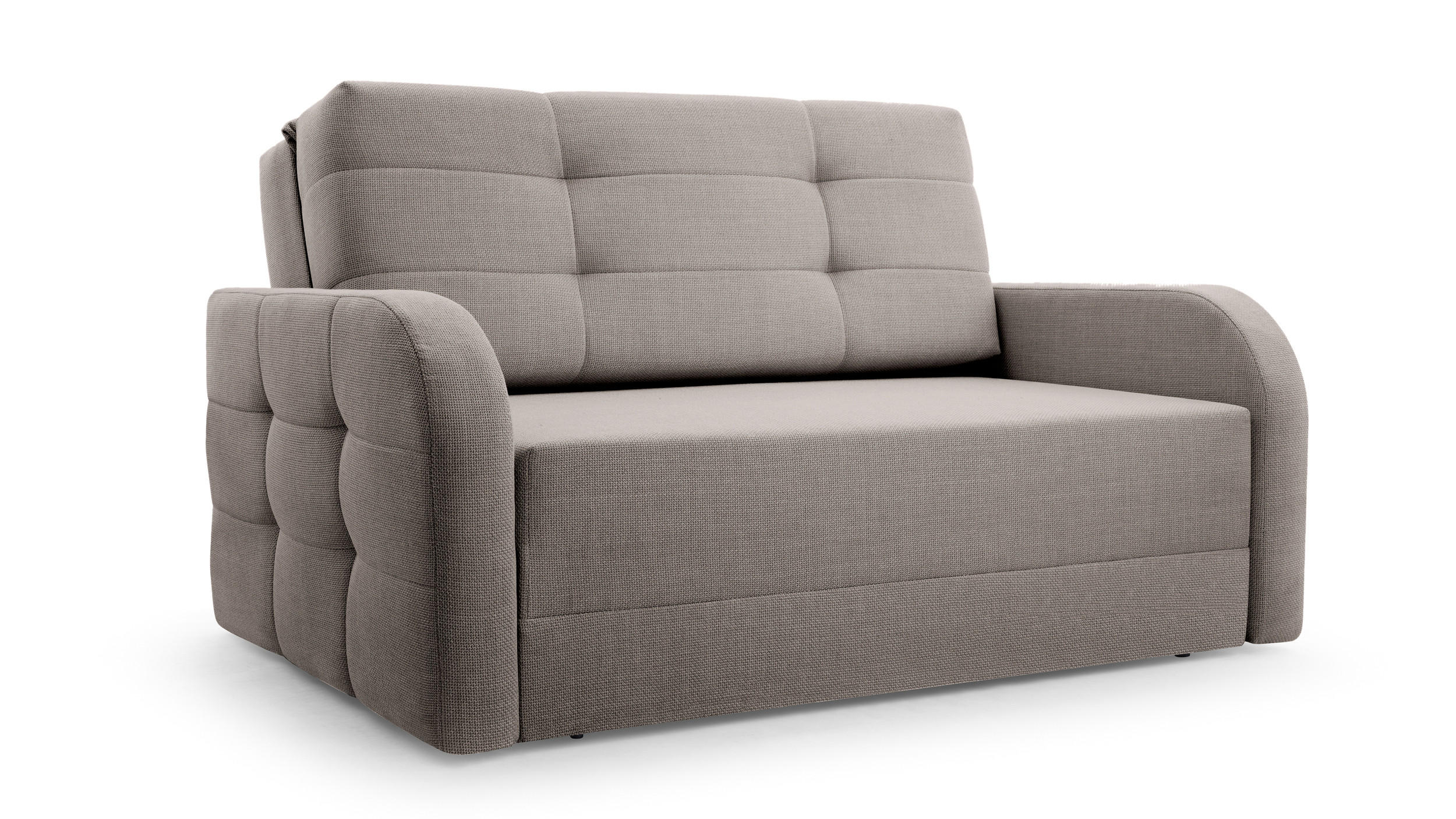 SCHLAFSOFA Porto 120 - Cappuccino (BRAGI 34) - Rosa, Holz (141/90/100cm) - Möblo