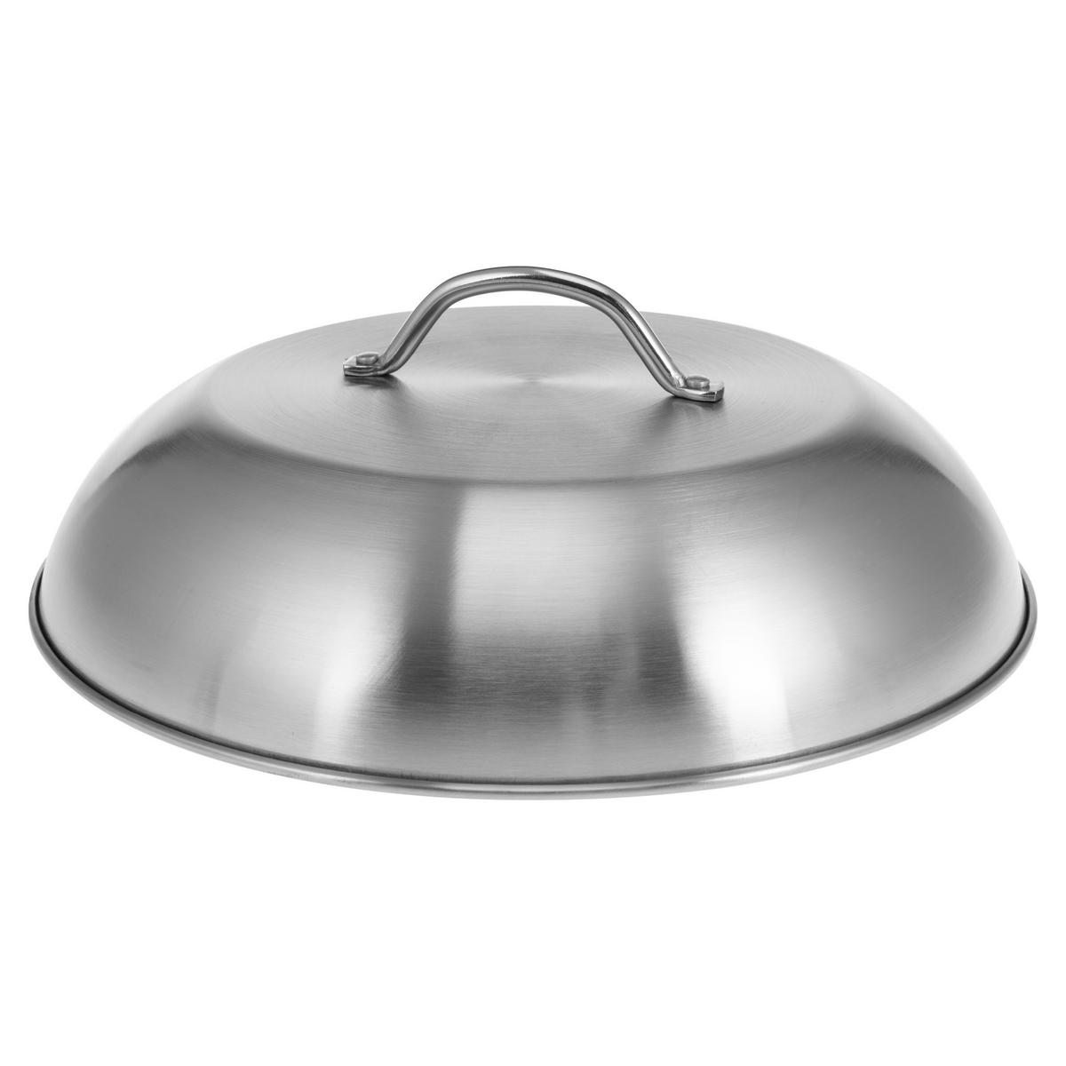 BURGERHAUBE, silber, Edelstahl - Edelstahlfarben, Metall (32/11.5/32cm) - bremermann